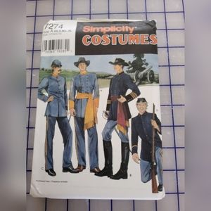 Vintage Simplicity Civil War Costume Sewing Pattern